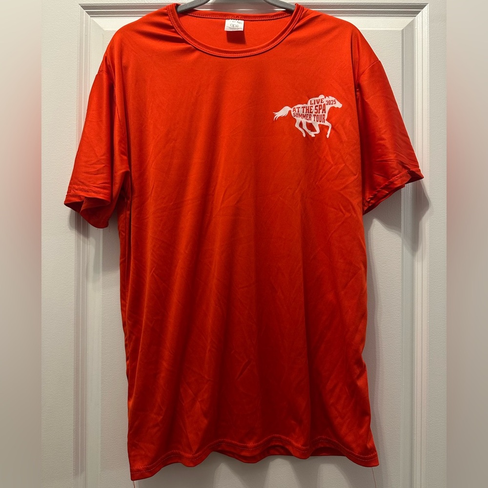 Bold Red 2025 Saratoga Racetrack Men's Short Sleeve Tee